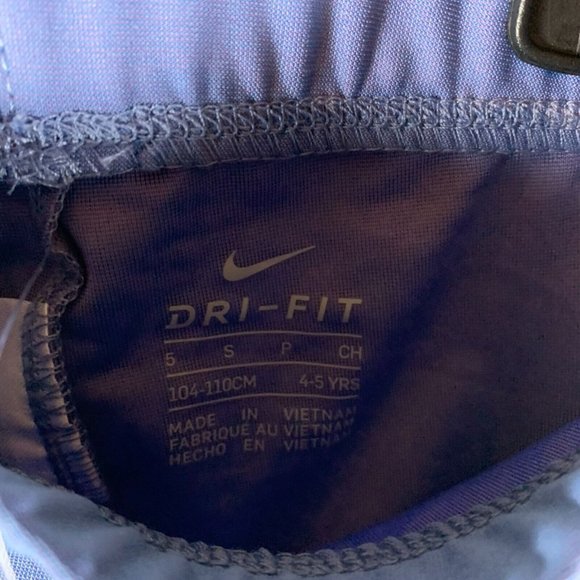 Nike Shift‎ Legging Girls Size 5 Blue Dri-Fit Royal Pulse Stretch Pull On 6825 - Picture 7 of 10